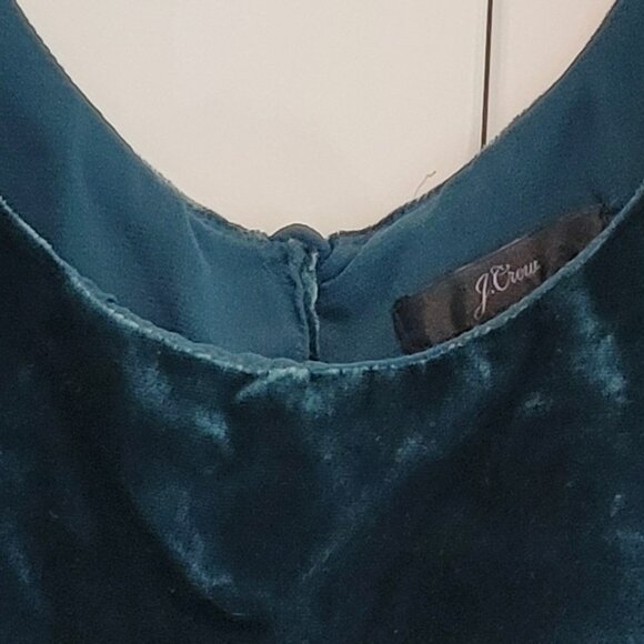 J Crew 2-Pack Velvet Tank Tops Green and Black Size 2 - Picture 5 of 7